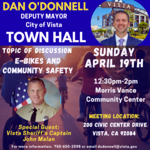 E-Bike Town Hall flyer